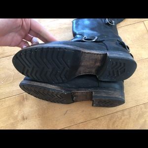 Frye Black Leather Boots